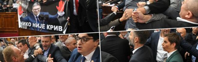KIJAMET U SKUPŠTINI Ko je koga udario, pljunuo, a ko je krenuo pesnicom na neistomišljenike