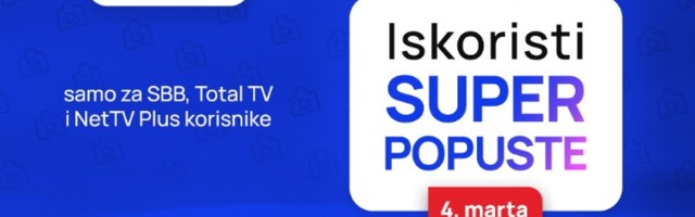 Connect Shopping Day: Samo danas dodatni popusti na shoppster.com za SBB, Total TV i NetTV Plus korisnike