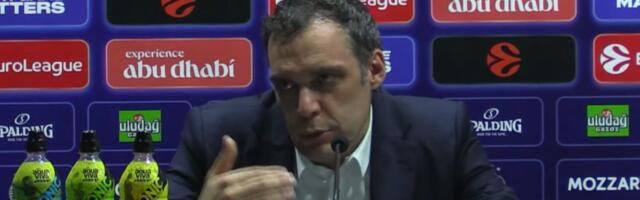 Trener Baskonije se našalio na konferenciji posle Partizana: "Bitno je da ostanemo živi"