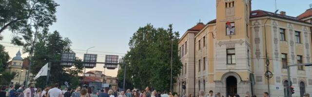 Blokada kod Suda u Nišu i večeras