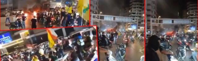 (VIDEO) Šok nakon dogovora sa Izraelom! Hezbolah pali Bejrut, izbili su sukobi jezivih razmera - neće da odstupe ni metar