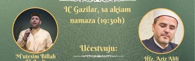Veliko veče Kur’ana i ilahija u Novom Pazaru