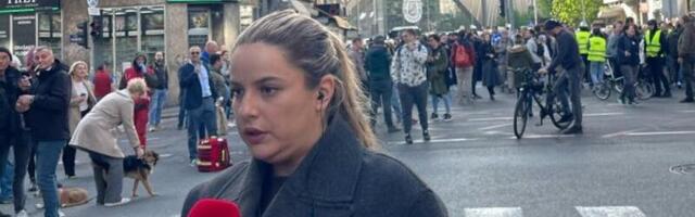DIVLjACI: Studenti blokaderi sa FDU se raduju zato što su rasplakali novinarku RTS-a