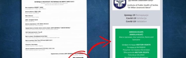 Policija ih uhvatila: Nabavili lažne PCR testove u kafani u Novom Pazaru