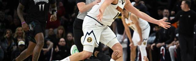 BRUTALNE SCENE - JOKIĆ SE POTUKAO SA POLA TIMA MINESOTE! Srbin patosirao rivala, nastao je OPŠTI HAOS: Epska sramota igrača Denvera, Nikola ostavljen na cedilu!
