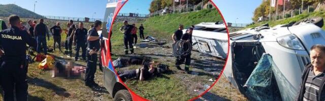 VOZAČ MINI BUSA BRANIĆE SE SA SLOBODE! Odgovoran za nesreću kod Valjeva NASTRADALE DVE PUTNICE
