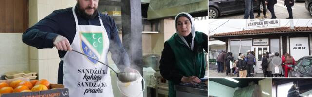 Ministar Zukorlić pripremao i dijelio iftare u vakufskoj kuhinji