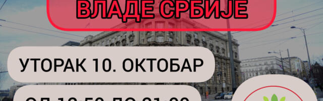 SEOS organizuje protest ispred Vlade Srbije zbog hapšenja aktivista na Kablaru