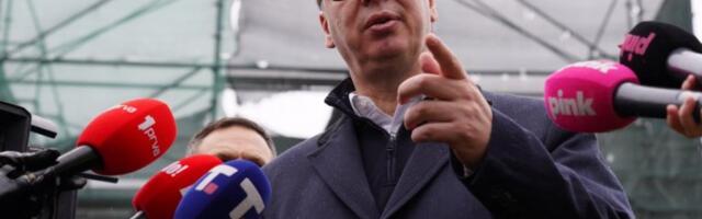 VUČIĆ U KASARNI "BANJICA": Polaganje kamena temeljca za izgradnju novog objekta Generalštaba Vojske Srbije