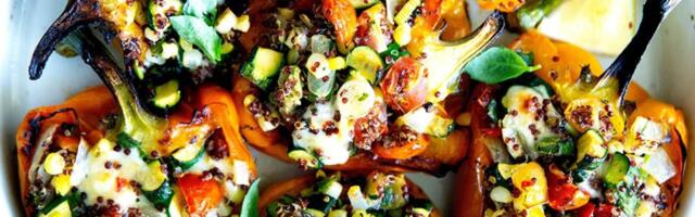 Vegeterijanske punjene paprike