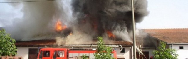 DRAMA NADOMAK KRUŠEVCA: Požar zahvatio štalu u Donjem Stepošu, DOMAĆIN UMALO BEZ BLAGA SA OSTANE