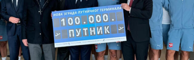 Piksi je jubilarni 100.000. putnik aerodroma u Nišu!