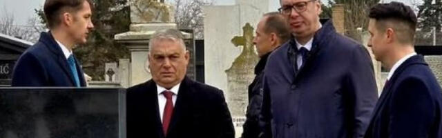 Vučić i Orban u Subotici: Obišli grob Ištvana Pastora