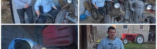 MILENKO JE SAMOHRANI OTAC U KOLICIMA: Ore, kosi, ide u šumu za drva... njegova priča je neverovatna (VIDEO)