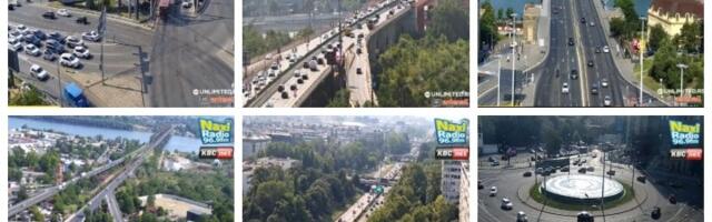 Direktno sa ulica Beograda: Na Autokomandi "kuva", gužve i na mostovima (FOTO)