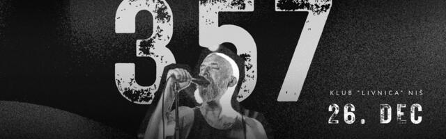 Grupa 357 nastupa u Nišu krajem decembra