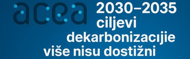 ACEA:  Ciljevi dekarbonizacije 2030-2035 za automobile i kombije više nisu dostižni