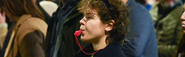 U Čačku održan protest u znak podrške studentkinji Nikolini Sinđelić