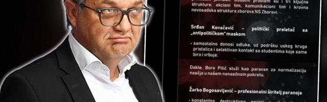 STUDENTI BLOKADERI OBJAVILI "CRNU LISTU" LJUDI KOJI VODE ZBOROVE U NS! Advokat Kovačević, Pilić i Bogosavljević: "Preletači, nasilnici, širitelji paranoje..."