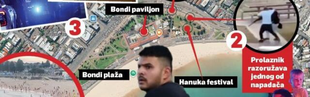 MAPA KRVOPROLIĆA U SIDNEJU! Tela rasuta na sve strane, više od 100 hitaca odjeknulo: Pogledajte 11 minuta STRAVE U PARKU! (VIDEO)