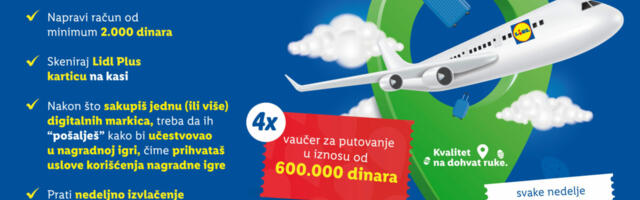LIDL uskršnja nagradna igra: Osvojite putovanje iz snova i vaučere za kupovinu