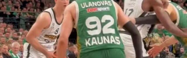 (POLUVREME) PARTIZAN VODI U ZELENOJ ŠUMI: Crno- beli na krilima sjajnog Karlika Džonsa okrenuli Žalgiris u drugoj četvrtini! (VIDEO)