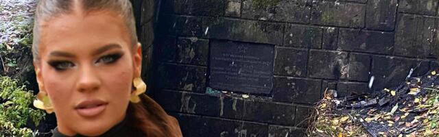 BIZARNO! "AUDI" U KOM SU POGINULI ANA I ALEKSANDAR UDARIO U SPOMENIK: Prevrnuli se u rupu, evo šta se na tom mestu nalazi (foto)