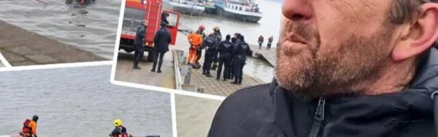 "OTVORIO JE VRATA I ISKOČIO, AUTOMOBIL JE POTONUO!" Očevidac otkrio detalje drame na Adi Huji - Mladić se spasao u zadnji čas! (FOTO, VIDEO)