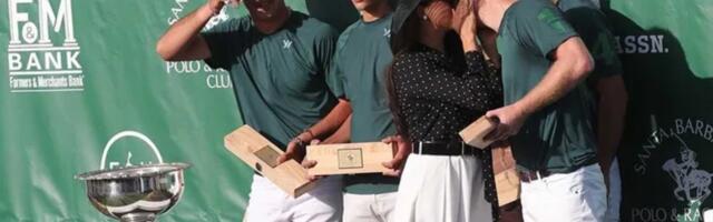Megan Markl kao moderna Odri Hepbern na polo turniru