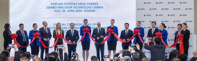 Prva fabrika kineske kompanije Lianbo u Srbiji otpočela sa radom
