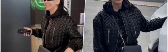 SANJA VUČIĆ BEZ ŠMINKE I SA TAMNIM NAOČARIMA STIGLA U BEOGRAD: Progovorila o Breni i Nućiju, liniju dovela do savršenstva (FOTO/VIDEO)