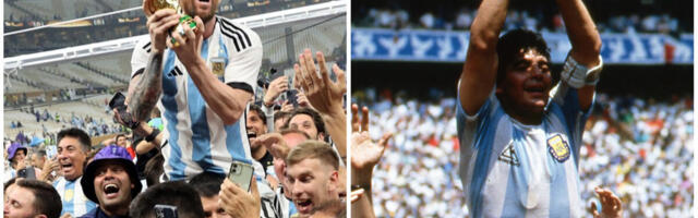 "Por Malvinas, por el Diego, por la última de Leo" (Video/Foto)