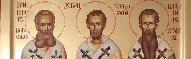 Srpska pravoslavna crkva i vernici slave Sveta tri jerarha