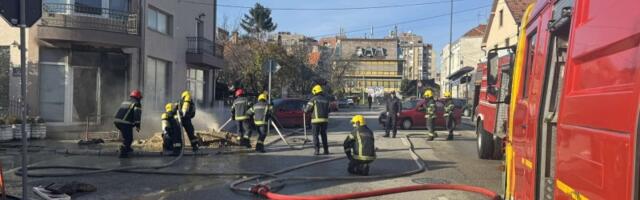 Gasni priključak eksplodirao i izazvao požar, a svemu prethodili radovi (FOTO)
