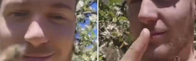VASILIJE SE PREKRIO ROJEM PČELA, ONO ŠTO JE USLEDILO ĆE VAS OSTAVITI BEZ TEKSTA: Ljudi van sebe od prizora (VIDEO)