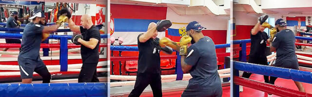 Za njega nema odmora: Kodi navukao rukavice i pokazao boksersko umeće (VIDEO)