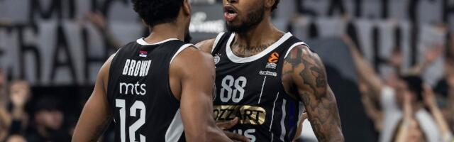 Džouns i Braun u sukobu s navijačem Partizana (VIDEO)