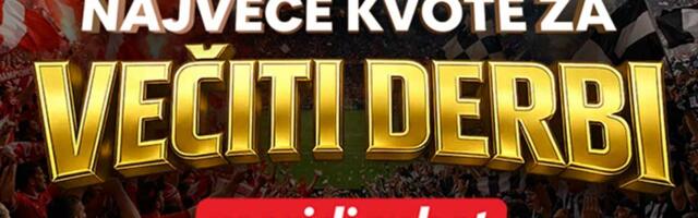 SVE JE SPREMNO ZA VEČITI DERBI – OVO JE KVOTA KOJU NE SMETE PROPUSTITI!