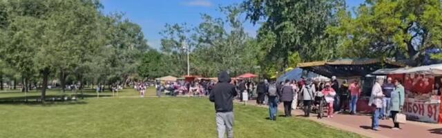 Haos na Paliću od ranog jutra: Evo kako se proslavlja prvomajski uranak (VIDEO)