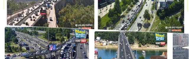 ŽEGA I ODMORI ISPRAZNILI BEOGRADSKE ULICE: Ponedeljak ujutru a gužve nema ni u najjačem špicu! Na ulicu, samo ko mora (FOTO)