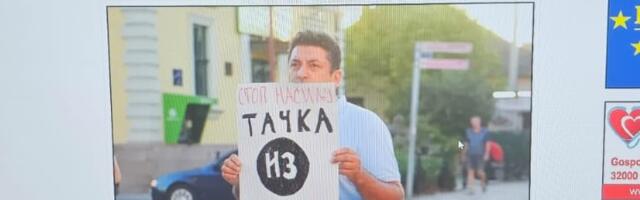 Tačka na proteste u Čačku. Neće narod sa Veljom, Stojanom, Violetom i Pavlom ,Poledicom...