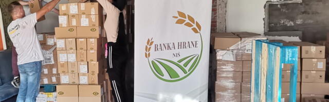 Banka Hrane Niš donira hranu za najugroženije građane