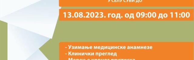 Dom zdravlja organizuje akciju „Približimo se pacijentima“ u selu Suvi Do