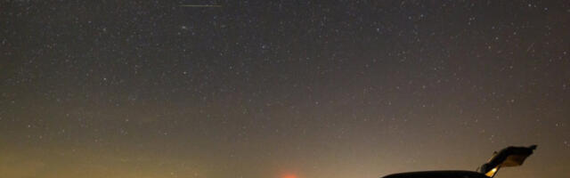 Киша метеорита над Земљом