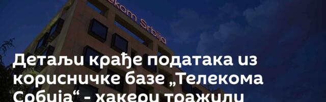Детаљи крађе података из корисничке базе „Телекома Србија“ - хакери тражили биткоине