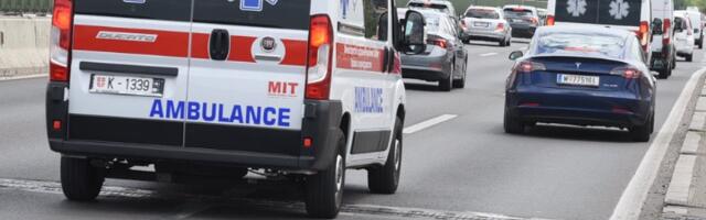 Udes kod kružnog toka na Ušću: Ima povređenih