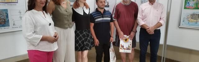 Justini Vidosavljević prva nagrada za karikaturu na temu vina, a Sunčici Đorđević posebna za slikanje