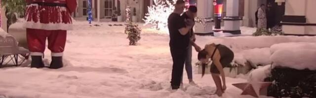KRENULA DA SKOČI U LEDENU VODU ZBOG LJUBAVI! U trenutku, sve je stalo! Šok scene samo za hrabre! (GALERIJA)