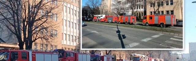 Tužilac Višeg javnog tužilaštva u Beogradu na uviđaju požara u Specijalnom sudu: Došao i ministar pravde