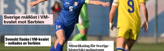 Šveđani u potpunom šoku nakon meča protiv Srbije: "Kakav fijasko, razočaranje... Ovo je frustrirajuće"